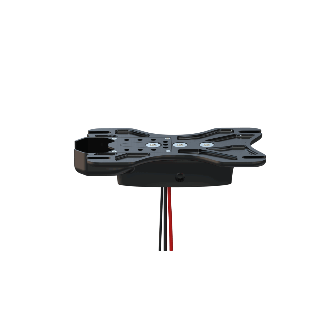 Duotone Assist AL Top Plate with male connector and cables