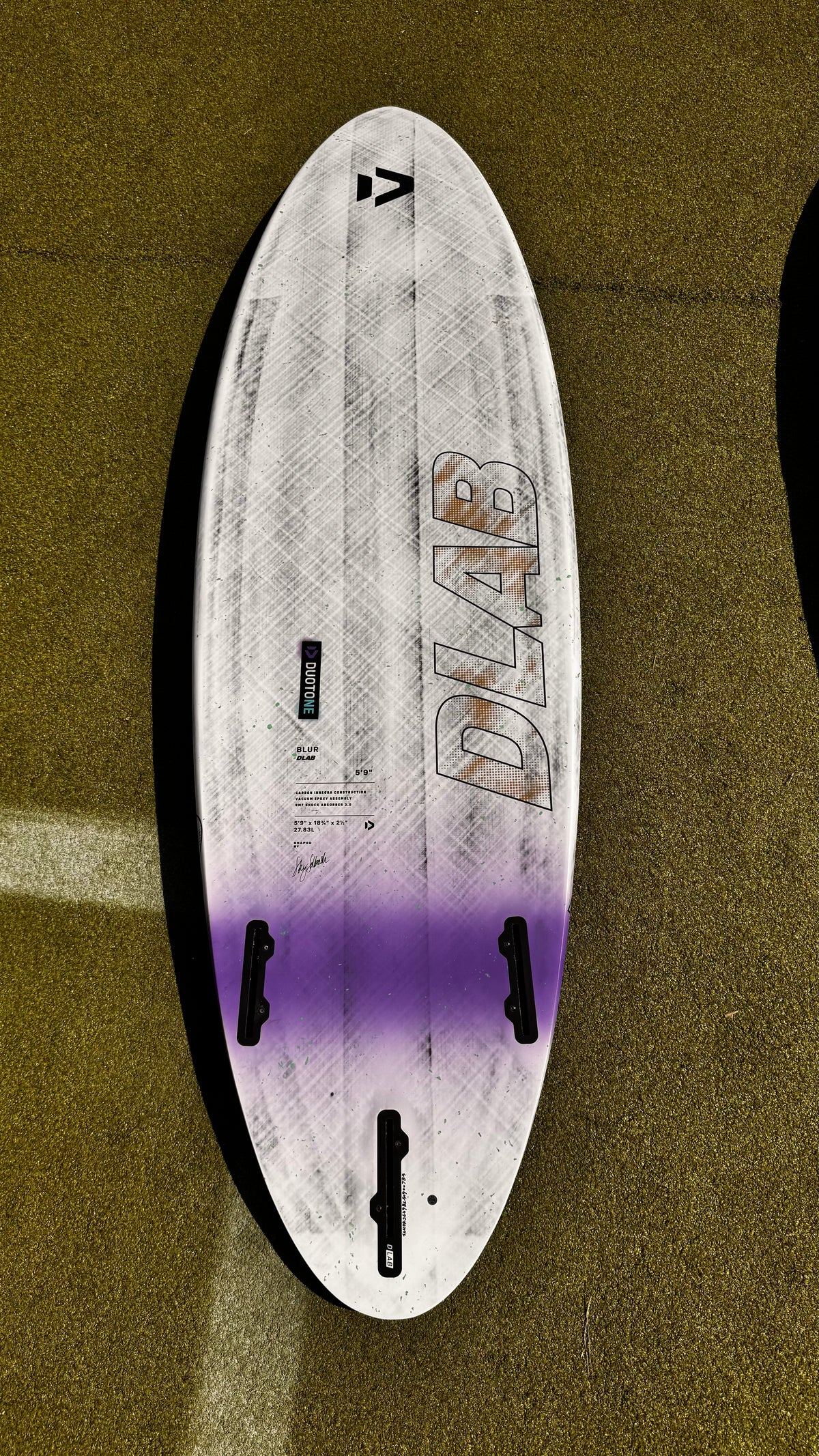 DTK Kite Blur D/LAB 2026 5'9" complete with Deck Grip Little Used